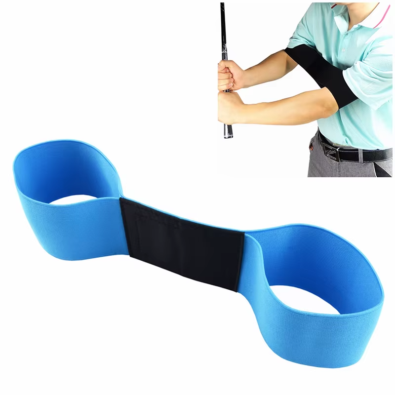 5 Pcs/Set Golf Swing Training Aids Arm Band Swing Trainer Impact Ball Inflator Posture Motion Correction for Beginner Practice
