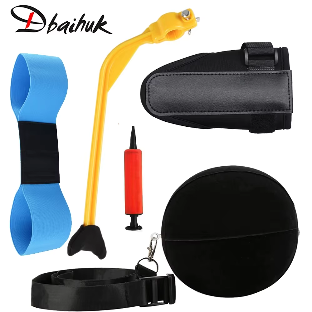 5 Pcs/Set Golf Swing Training Aids Arm Band Swing Trainer Impact Ball Inflator Posture Motion Correction for Beginner Practice