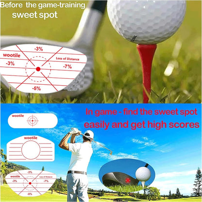 Golf Driver Impact Tape Labels 180Pcs Golf Impact Stickers Golf Clubs Labels For