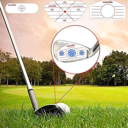 Golf Driver Impact Tape Labels 180Pcs Golf Impact Stickers Golf Clubs Labels For