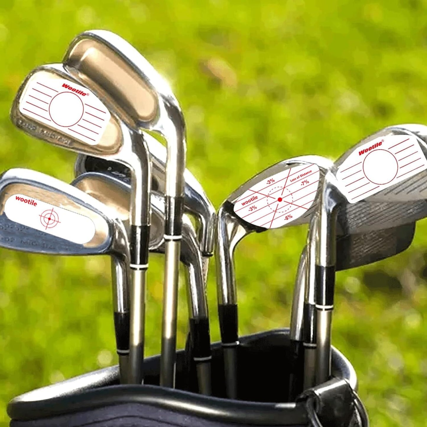 Golf Driver Impact Tape Labels 180Pcs Golf Impact Stickers Golf Clubs Labels For