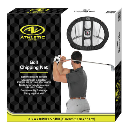 Pop-Up Golf Chipping Net - 3 Target Pockets