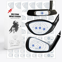 FINGER TEN Golf Club Impact Tape Stickers Labels for Driver Woods Irons Putters