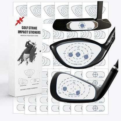 FINGER TEN Golf Club Impact Tape Stickers Labels for Driver Woods Irons Putters