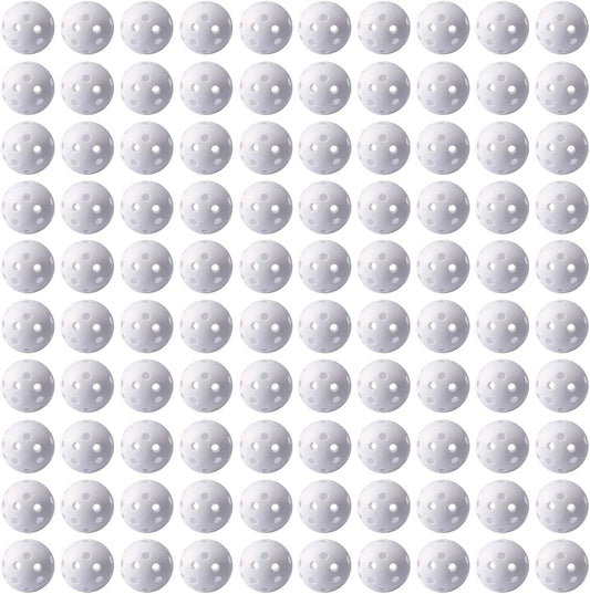 Practice Golf Balls, Plastic Golf Training Balls 5 Inch Golf Balls for Driving Range, Swing Training, Indoor Simulators, Outdoor and Home Use